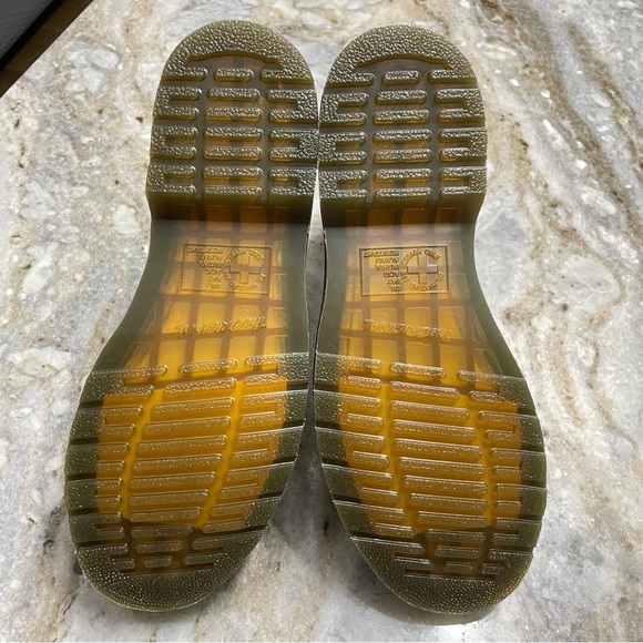 New Dr.Martens 2976 YELLOW STITCH SMOOTH LEATHER CHELSEA BOOTS M10 L11 in White - Picture 10 of 12